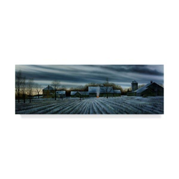 John Morrow 'Eve Fires ' Canvas Art, 6x19, Trademark Fine Art, Mfr#: ALI21205-C619GG